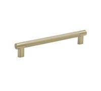 Amerock Tirador para gabinete de cocina, color champán dorado, 8 pulgadas (203 mm) de centro a centro, paquete de 1 unidad, herrajes para muebles, manija de gabinete, tirador para cajón de baño