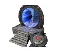 AMERTEER Decorative Night Light Delicate Energy Saving Creative 3D Atlantis Stargate Desk Lamp Home Decor Night Lamp