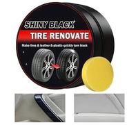 Amesor Acondicionador de Cuero para el Interior de los Automóviles,Restaurador De Salpicadero | Pulimento para Interior del Automóvil con Esponja - para El Asiento El Neumático Salpicadero La