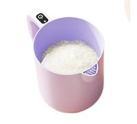 Amesor Batidor de Huevos | 2 en 1 Inalámbrico Manual con Varilla y Colador - Tazón para Lavar Arroz 1L, Mezclador Automático para Líquidos, Leche y Alimentos Preparación de Comidas