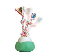 Amesor Bola Interactiva para Gatos | Automático Inteligente Recargable Tipo-C,Bolas para Gatos con Cuerda,para Hogar Interior Exterior Entrenamiento Ejercicio Estimulación Mental Juego Viaje