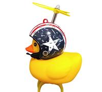 Amesor Coche Pato Goma,Decoraciones para salpicadero y bocina Bicicleta con Goma Amarillo - Squeeze Duck Light Decor para niños pequeños, Deportes al Aire Libre Duck Toys