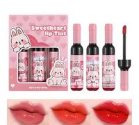 Amesor Conjunto de Brillo para Labios,Brillo para Labios Hidratante 3 Piezas | Cosméticos Resistentes al Sudor para Viaje y Fiesta