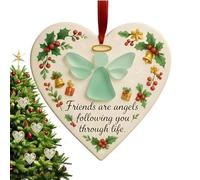 Amesor de Amistad para Amigas | Colgantes de Navidad para Árbol de Amigos | Decorativo para Mujeres, Hombres y Colegas - Fiestas Invernales Acción De Gracias Cumpleaños Familia