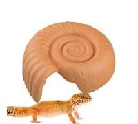 Amesor Escondites para Reptiles Forma de Amonita,Refugio Jaula Escondite - Hábitat Decorativo para Terrario Juguete en Casa Descanso y Sueño