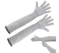Amesor Mangas Anticorte - Guantes Protectores de 55 cm | Protectores de Brazos Nivel 5,para Soldadura, Cocina, Pesca, Deportes, Jardín, Hogar, Construcción, Exteriores