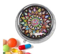 Amesor Pastillero Portátil - Organizador Diario con 3 Compartimentos | Contenedor de Suplementos para Gimnasio, Viajes de Negocios y Escapadas