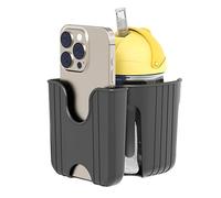 Amesor Portavasos para Cochecito - Soporte para Teléfono como Accesorio De Cochecito,Organizador Extraíble Ajustable Y Robusto para Scooter, Silla De Ruedas, Walker, Rollator, Bicicleta