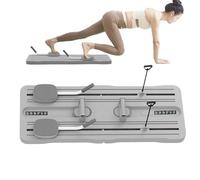 Amesor Tablero de Pilates - Tabla de Ejercicios para Entrenar Core y ABS,Equipo de Fitness Plegable para Fortalecimiento Corporal y Entrenamiento Completo