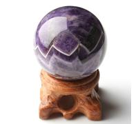 Amethyst Ball Ornaments Fantasy Purple Crystal Ball Stone Polished Home Decoration Jewelry Gift,50mm