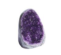 Amethyst Crystal Geode Cluster Quartz Crystals Raw Amethyst Irregular Gemstone for Home Decoration,400-500g