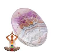 Amethyst Crystal Rock, Pocket Crystal Stone, Ornamento de amatista natural, Ornamento crudo pulido grava decorativa para niños para niños Entretenimiento de adultos