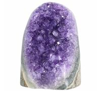 Amethyst Crystal Rock, Real Amethyst Stone, Amathesis Crystal Cluster Geode, Purple Crystals and Healing Stones, Amatista Piedra Natural, Cuarzos Originales De Energia Y Piedras, Columnar(0.6LB)