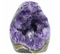 Amethyst Crystal Rock, Real Amethyst Stone, Amathesis Crystal Cluster Geode, Purple Crystals and Healing Stones, Amatista Piedra Natural, Cuarzos Originales De Energia Y Piedras, Columnar(1.1LB)