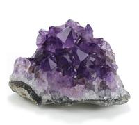 Amethyst Crystal Rock, Real Amethyst Stone, Natural Purple Crystals and Healing Stones, Amathesis Crystal Cluster Geode, Amatista Piedra Natural, Cuarzos Originales De Energia Y Piedras(0.12LB)