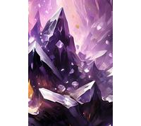 Amethyst Crystals: Hardcover Lined Journal for Writing, Journaling, and Daily Reflection - 185 Pages from Pass Productions