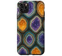 Amethyst Geode Crystal Slice Pattern for Rock Lovers Carcasa para iPhone 11 Pro MAX