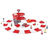 Amewi 100664 Magic Traxx - Camino navideño, Color Rojo y Blanco