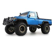 Amewi 22469 AMXRock RCX8P Scale Crawler Pick-Up - Coche teledirigido (Escala 1:8), Color Azul