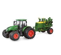 Amewi 22638 Tractor RC con sembradora, Sonido y luz, 1:24 RTR Verde