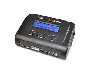 Amewi 28403 AMXRacing AMC100 - Cargador multifunción (100 W, 10 A, 1-6S LiXX)