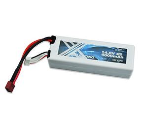 Amewi 28901 - 14, 8 V 4000 mAh 45 C LiPo Batería Dean Plug/Car Hardcase