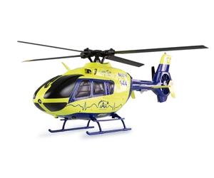 Amewi AFX-135 Pro Alpine Air Ambulance Helicóptero de 6 Canales teledirigido 6G RTF Amarillo neón