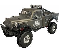 Amewi AMXRock AM18 Scale Crawler Harvest 1:18 RTR - Mando a Distancia, batería y Cable de Carga, Color Gris