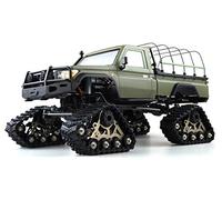 Amewi AMXRock RCX10BTS Scale Crawler Pick-Up, RTR Brushed 1:10 RC Modellauto Elektro Modelo de Control Remoto, Color Verde Mate (22462)