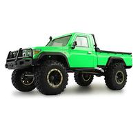 Amewi AMXRock RCX8P Scale Crawler Pick-Up - Coche teledirigido (Escala 1:8), Color Verde