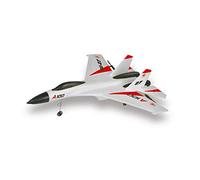 Amewi- Avión SU-27 Modelo de Control Remoto, Color Rojo (24089)