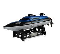 Amewi Blue Barracuda V2 Mini Boot 2,4 GHz RTR, Interruptor de Seguridad, a Prueba de vuelco, Doble Cubierta, Color Negro/Azul