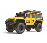 Amewi 22589 Dirt Climbing SUV Safari Crawler 4WD 1:10 RTR Incluye batería, Mando a Distancia, Cable de Carga, Amarillo