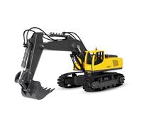 Amewi Excavadora de Cadena con Pala de Metal de 16 Canales 1:18 RTR teledirigido RC niños a Partir de 6 años
