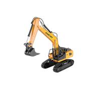 Amewi G011E - Excavadora de 9 canales 1:24 RTR teledirigido RC para obras para niños a partir de 6 años