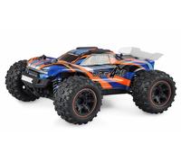 Amewi Hyper GO Truggy Cepillado 4WD 1:16 RTR Azul/Naranja RC Control Remoto