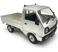 Amewi- Kei Truck Scale Pritschenwagen Camión Modelo de Control Remoto, Color Plata/Gris (22506)