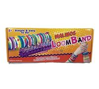 Amewi Malinos 302006 Loom Bands - Kit de iniciación (750 Bandas, 24 Clips/Aguja)