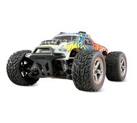 Amewi MAX20 Monster Truck Brushed 50 km/h 4WD 1:20 RTR - Mando a distancia RC azul/naranja