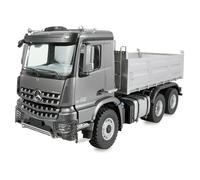 AMEWI Mercedes-Benz Arocs 6x6 Muldenkipper 1:14 RTR Camión Basculante Eléctrico Radio Control 22728 - Antracita