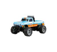 Amewi Monstertruck Die Cast 1:64 RTR Azul/Naranja, con Mando a Distancia de Pistola