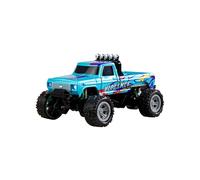 Amewi Monstertruck RC Die Cast 1:64 RTR Azul, Control Remoto en Formato de Tarjeta