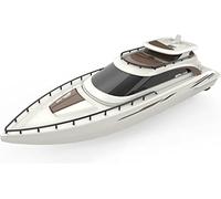 Amewi 26100 Rising Sun Cruise Yacht 380 mm 15 km/h 2,4 GHz RTR marrón/Blanco Crema