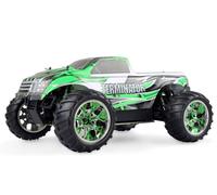 Amewi Terminator Pro Monstertruck sin escobillas 4WD 1:10 RTR Verde RC Control Remoto