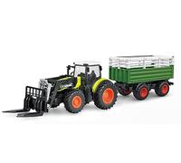 Amewi Tractor RC 22641 con Paquete de Accesorios XL, luz y Sonido, 1:24 RTR Verde