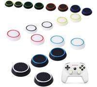 Amexo 10 Pares Tapas de Silicona para Mando, Cubierta Protectora de Apretones de Pulgar de Silicona Tapas Gomas Joystick Compatible con PS5 / PS4 / PS3/ Xbox 360 / Xbox One/Switch Pro Controlador