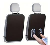 Amexo 2 Piezas Impermeable Trasero Coche Oxford, Protector para Respaldo del Asiento Delantero Coche Asiento Respaldo Protector Asiento Silla Bebe para Funda Trasera de Asiento de Coche SUV y Camión