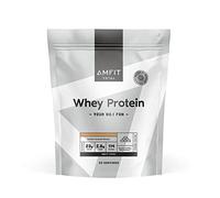Amfit Nutrition Proteína de Suero Lácteo, Sabor Caramelo y Sal, 1 kg (Paquete de 1)
