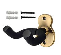 Amfrpar Soporte Guitarra Pared de Metal Soporte de Pared para Guitarra con Esponja Protectora Colgador de Guitarra Eléctrica Acustica para a Todo Tipo de Cabezal/Ukelele/Bajo/Guitarra Eléctrica/Banjo