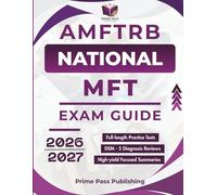 AMFTRB National MFT Exam Guide 2026/2027: 400+ Practice Questions, DSM-5 Diagnosis, Treatment Planning, Ethics Scenarios, and Full-Length Mock Exam ... AAMFT (The SmartPass Certification Series)